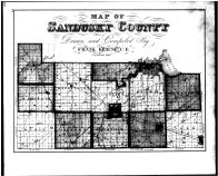 Sandusky County Map, Sandusky County 1874